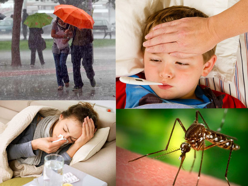 Enfermedades más comunes en temporada de lluvia
